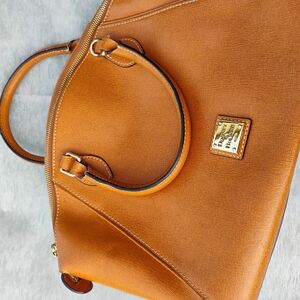 Dooney & Bourke Brown Leather Satchel